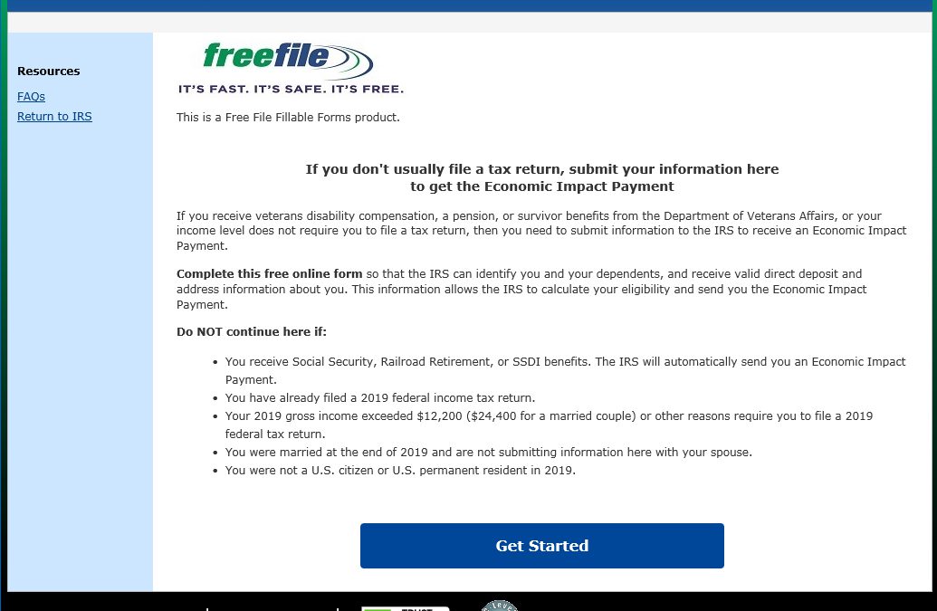 Non filers might also get the «Stimulus check»!!!