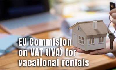 EU Commision on VAT (IVA) for vacational rentals