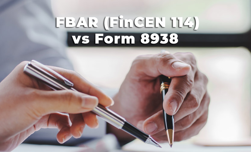 FBAR (FinCEN 114) vs Form 8938